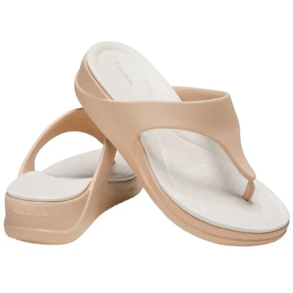כפכפי קרוקס אצבע לנשים  Crocs boca Wedgte flip 207417-212