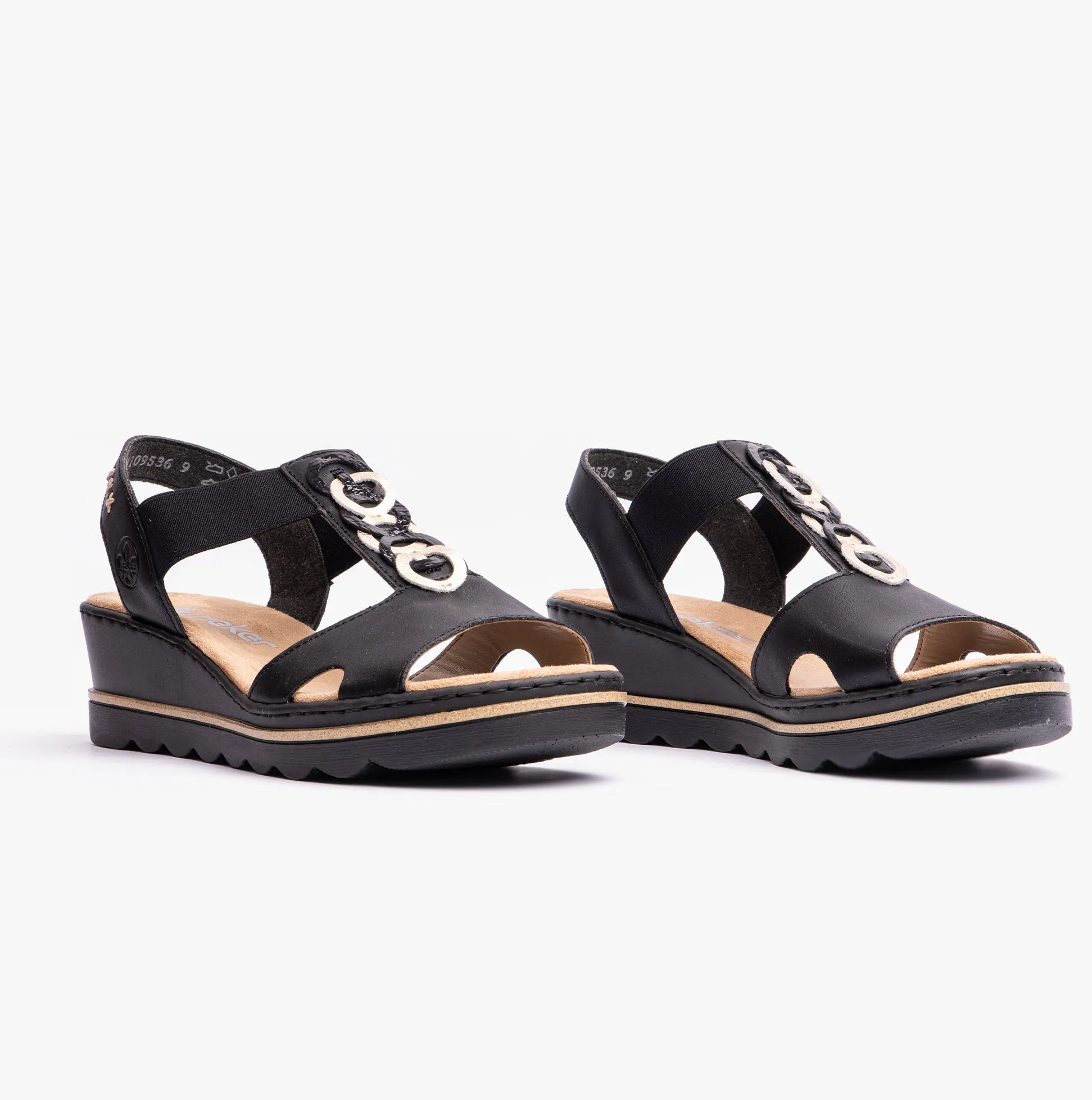 67498-00 Womens Sandals Black