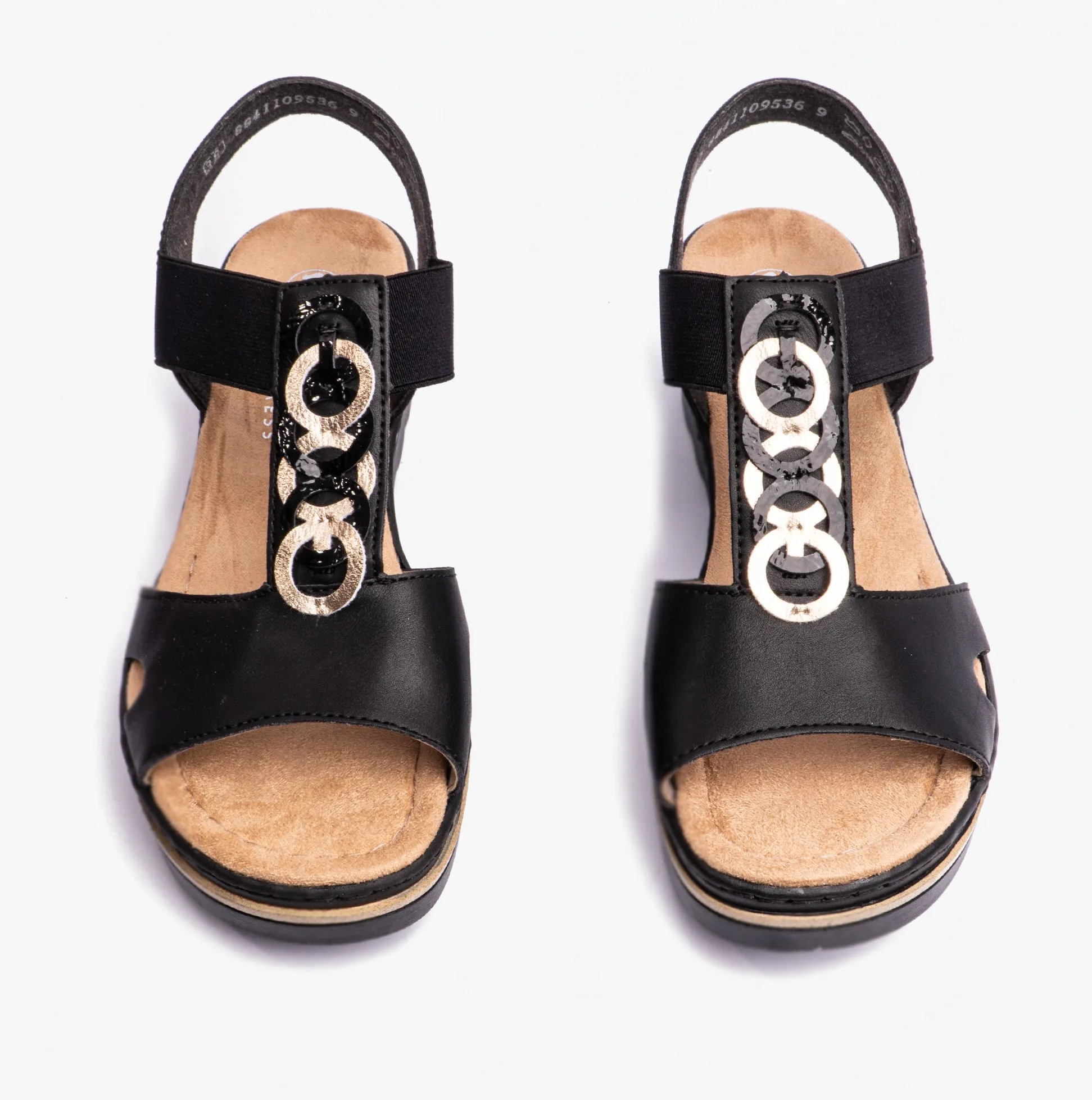 67498-00 Womens Sandals Black