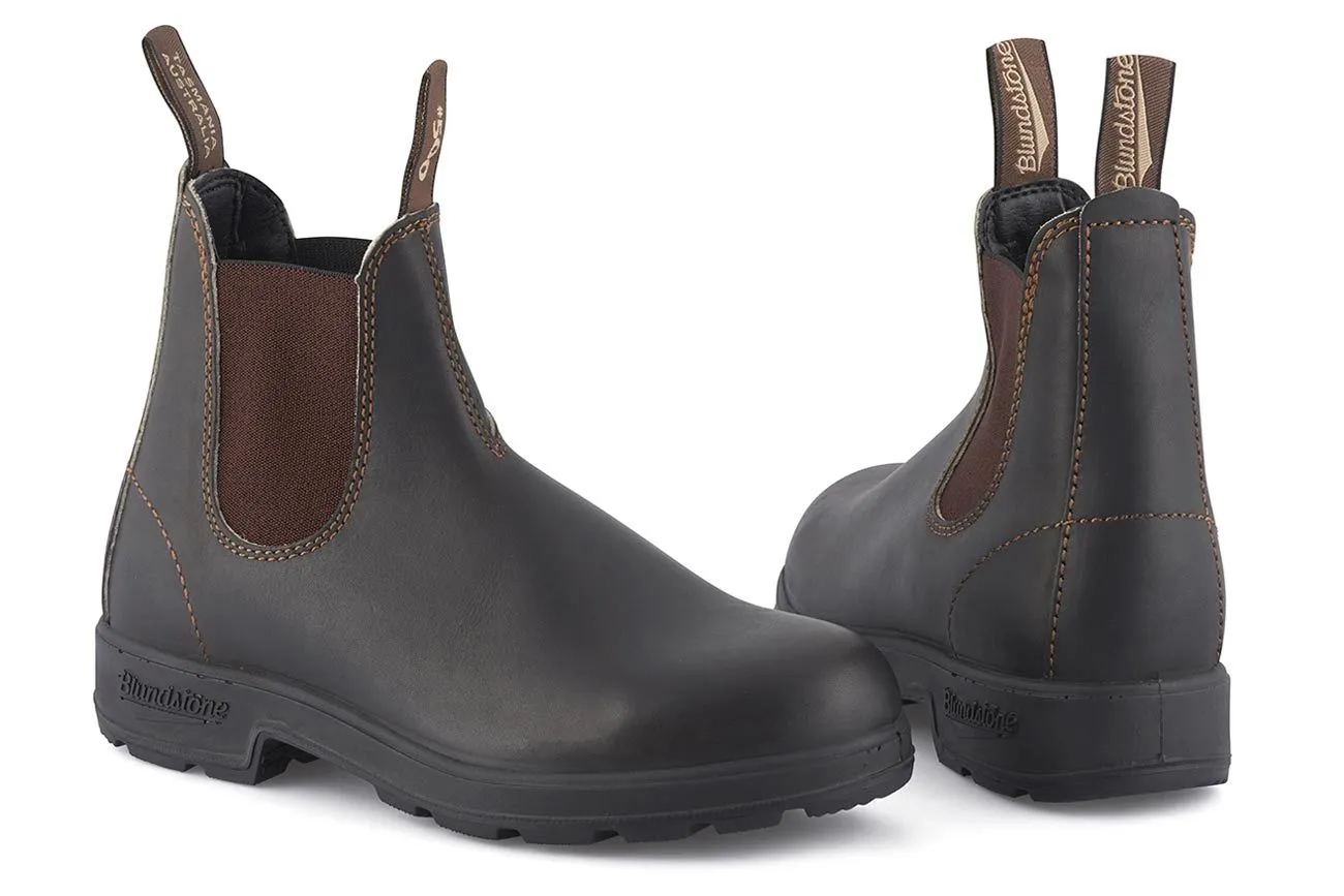 Blundstone Unisex 500 Leather Chelsea Boots Brown