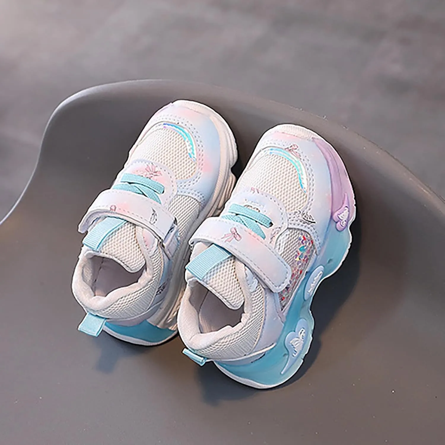 Boys Girls Sneakers LED Light Up Shoes Toddler Led Luminous Mesh Breathable Sneakers Kids Girls Size 12 Slip on Shoes