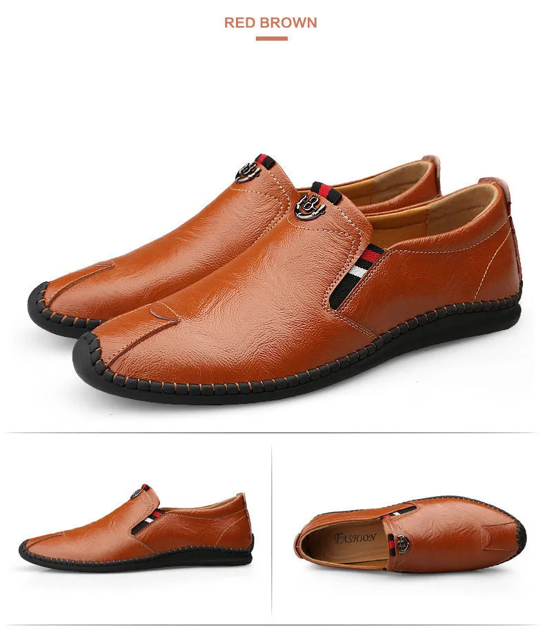 Breathable Flats Driving Shoes Mens
