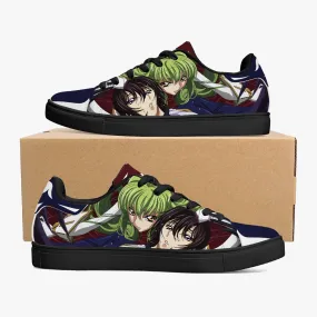 Code Geass Lelouch vi Britannia & C.C Skate Anime Shoes