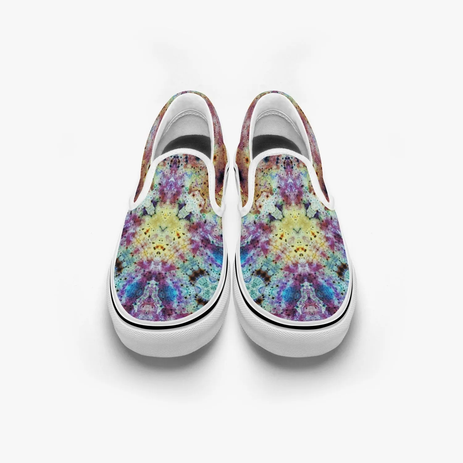 Conscious Split-Style Psychedelic Slip-On Shoes