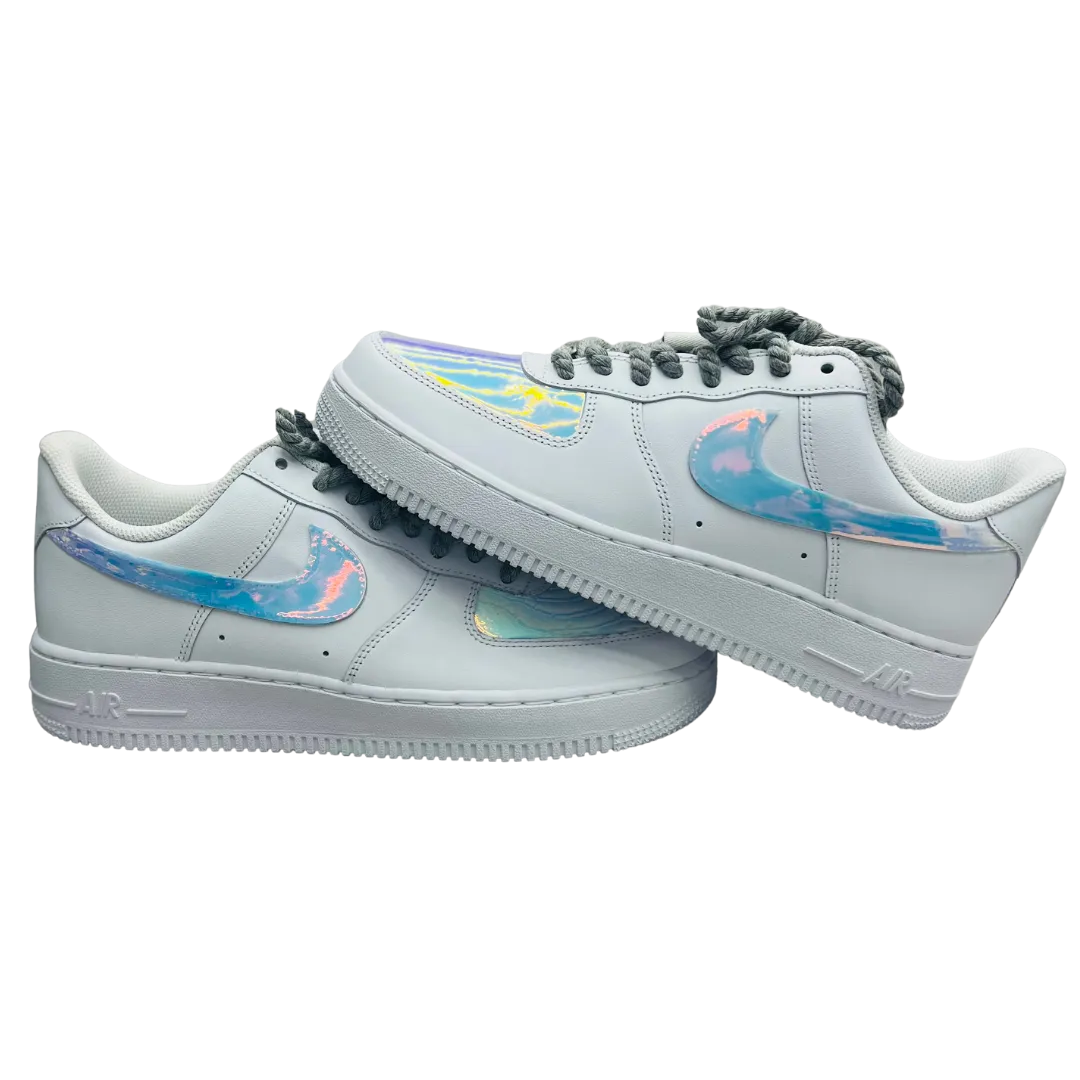 Custom Air Force 1 Holographic Glow in the Dark