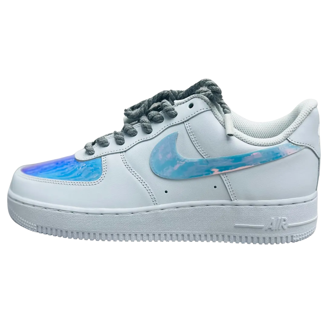 Custom Air Force 1 Holographic Glow in the Dark