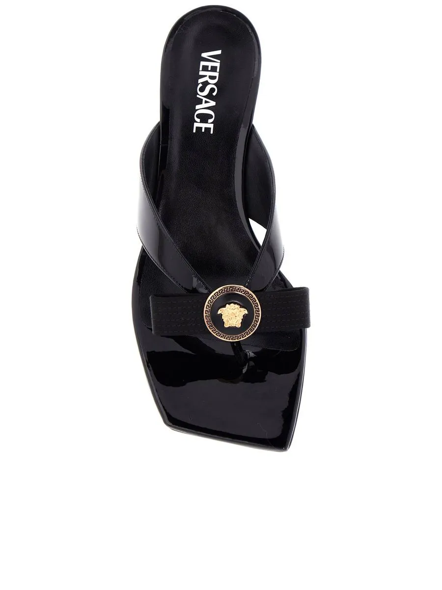 Gianni Ribbon Thong Mules