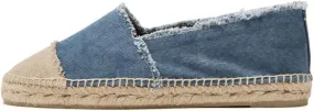 heelchic Espadrille Women's Flats Slip On Closed Toe Simple Cap-Toe Platform Loafers Classic Comfortable and Breathable Lightweight Material Shoes