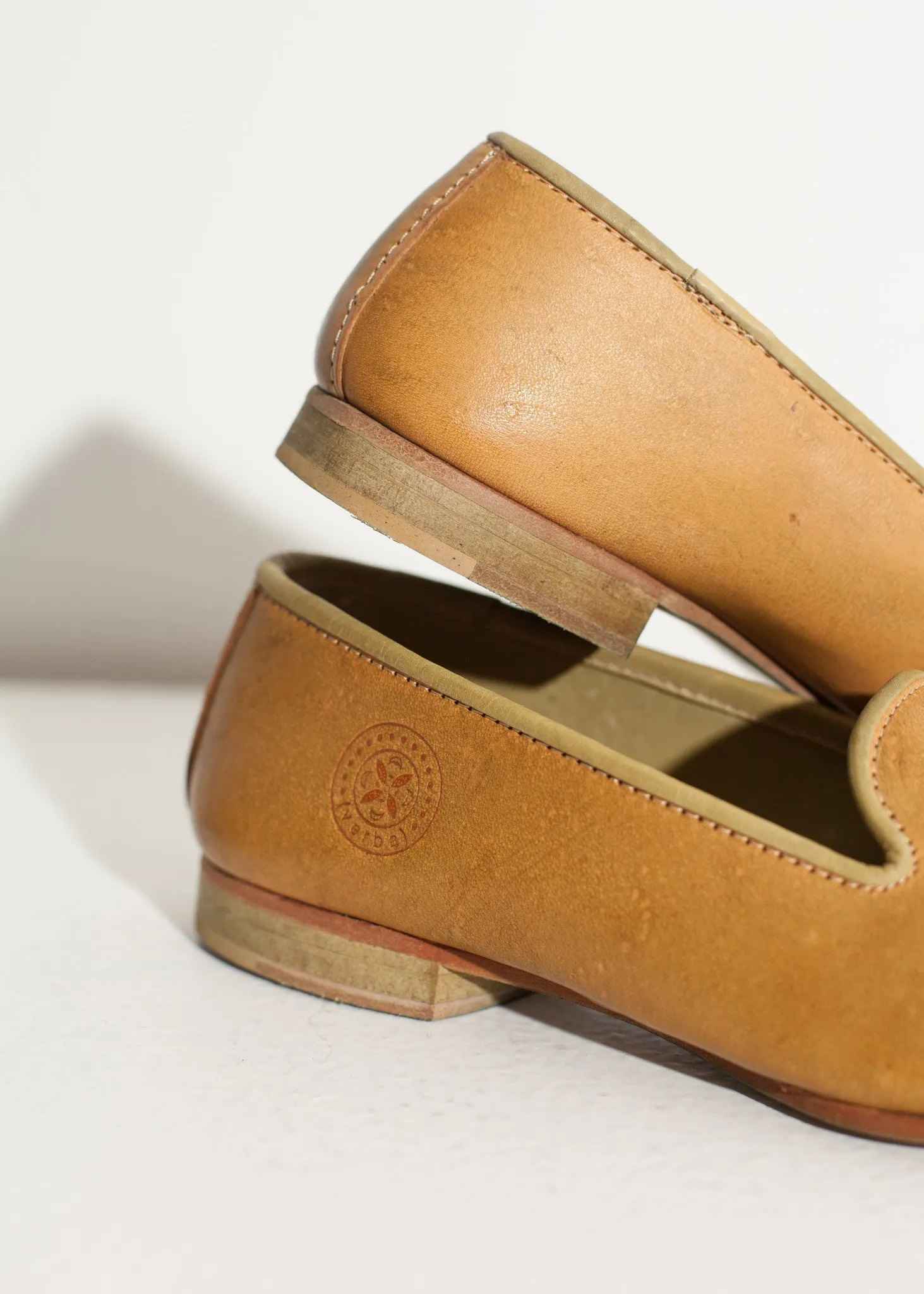 Leather Loafer in Lime - Fashionable Choice