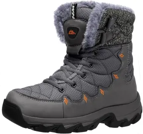 Men's Winter Snow Boots Water Resistant Non Slip Warm Outdoor Lightweight Comfortable Durable 7.1 IN Height Hiking Shoes