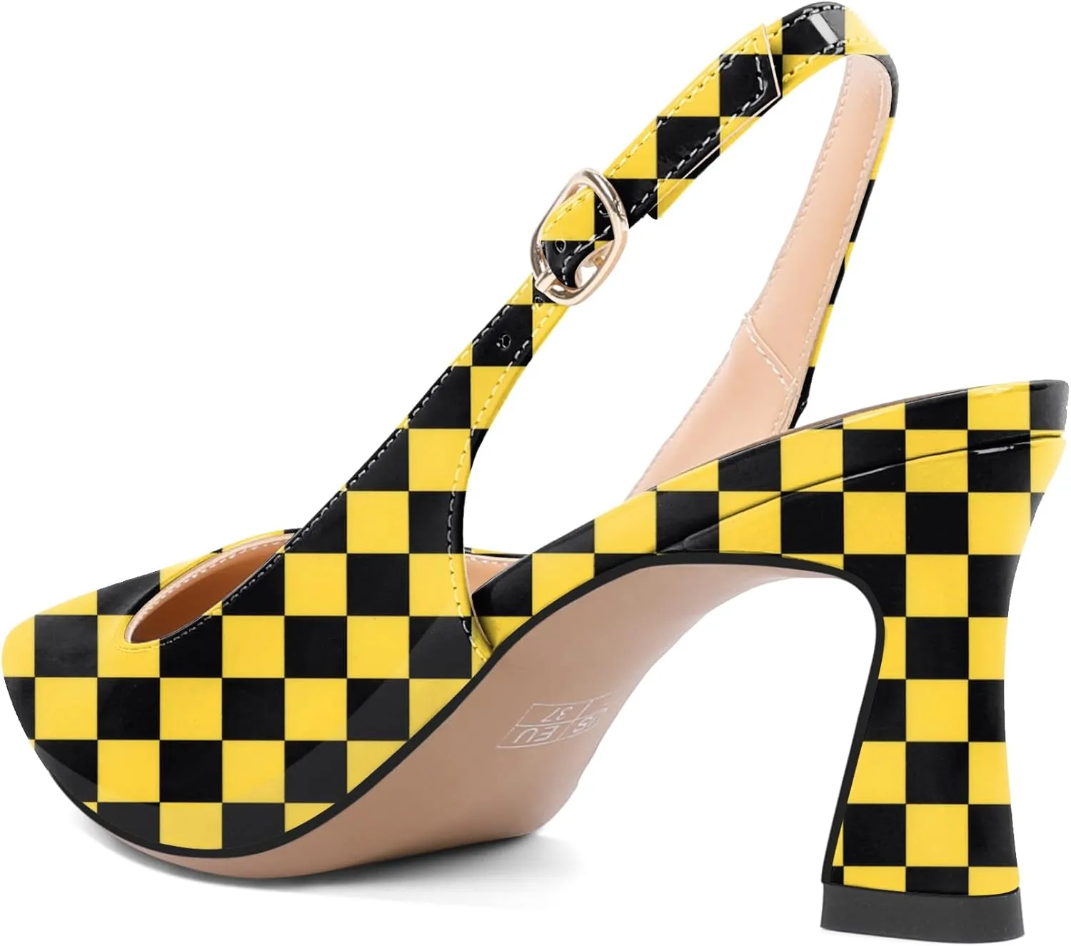 Mettesally Womens Slingback Heels Low Kitten Pumps Pointed Toe 2.5 Inch Elegant Office Dress Shoes