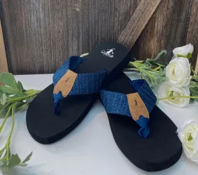 Navy Lakeview Flipflops