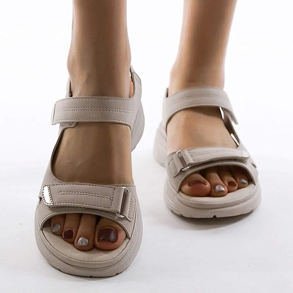 Orthopedic sandals for women - adjustable straps for optimal comfort