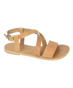 Pico Blvd - Soft Leather Buckle Sandal | Tan