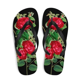 Red Roses Flip-Flops