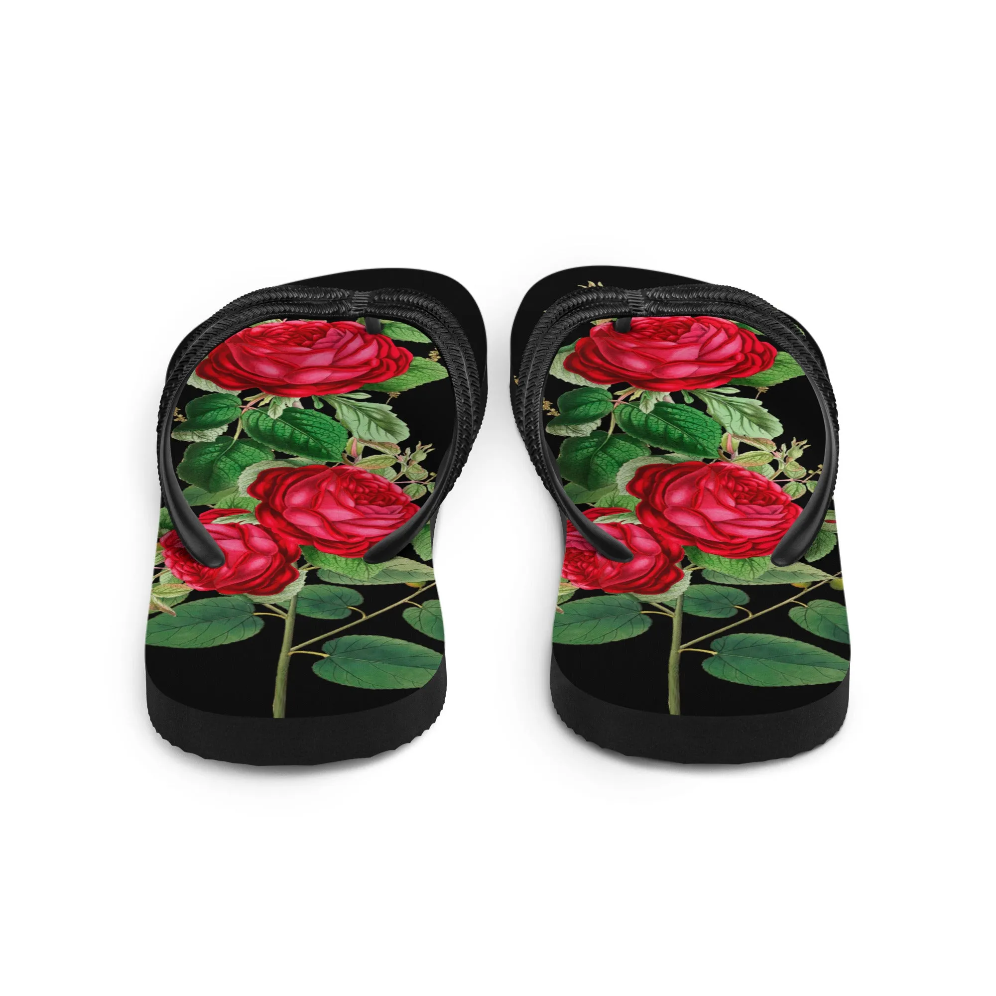 Red Roses Flip-Flops