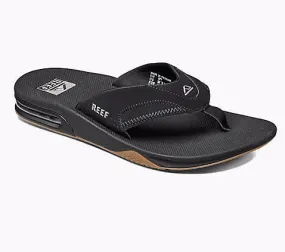 Reef Fanning Black Silver BLS Mens Sandals 2026-BLS Bottle Opener Flip Flops