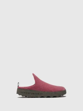 Round Toe Mules COME Pink