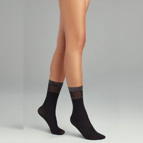 Sheer, Sparkly Socks