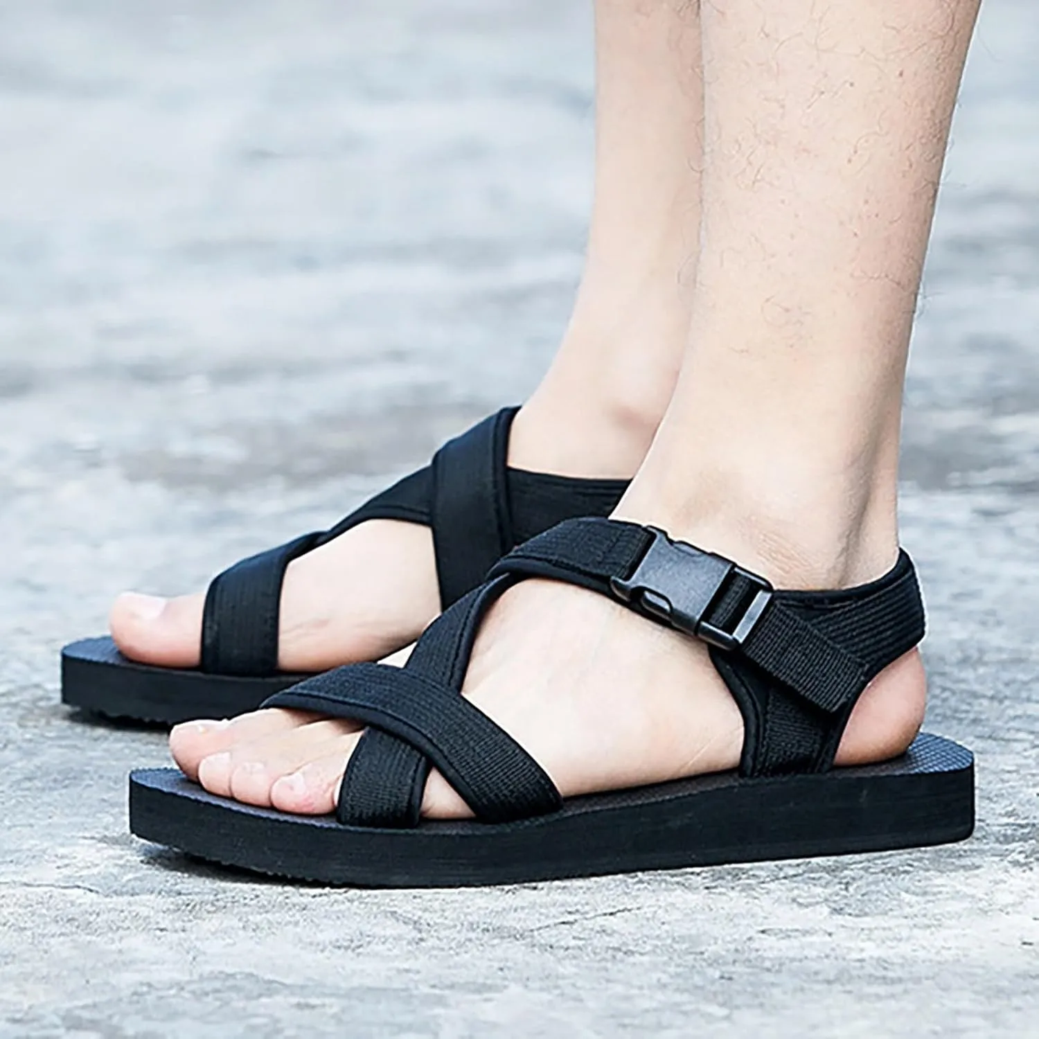 Summer New Thickened Slippers Korean Edition Casual Couple Soft Sole Use Soft Sole Cool Mens Slider Sandals Size 11 Men Shoes