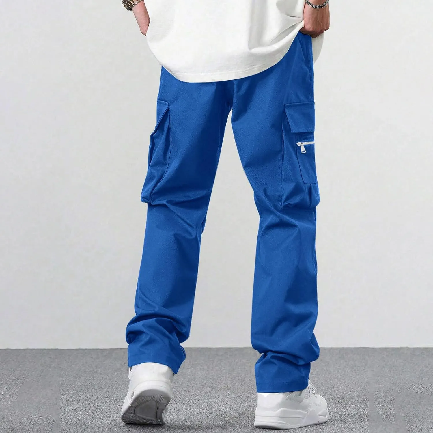 Tactical Pants for Men Flex Camo Relaxed Fit Fishing Work Pants Ripstop Lightweight Climbing Resistant Cargo Pants