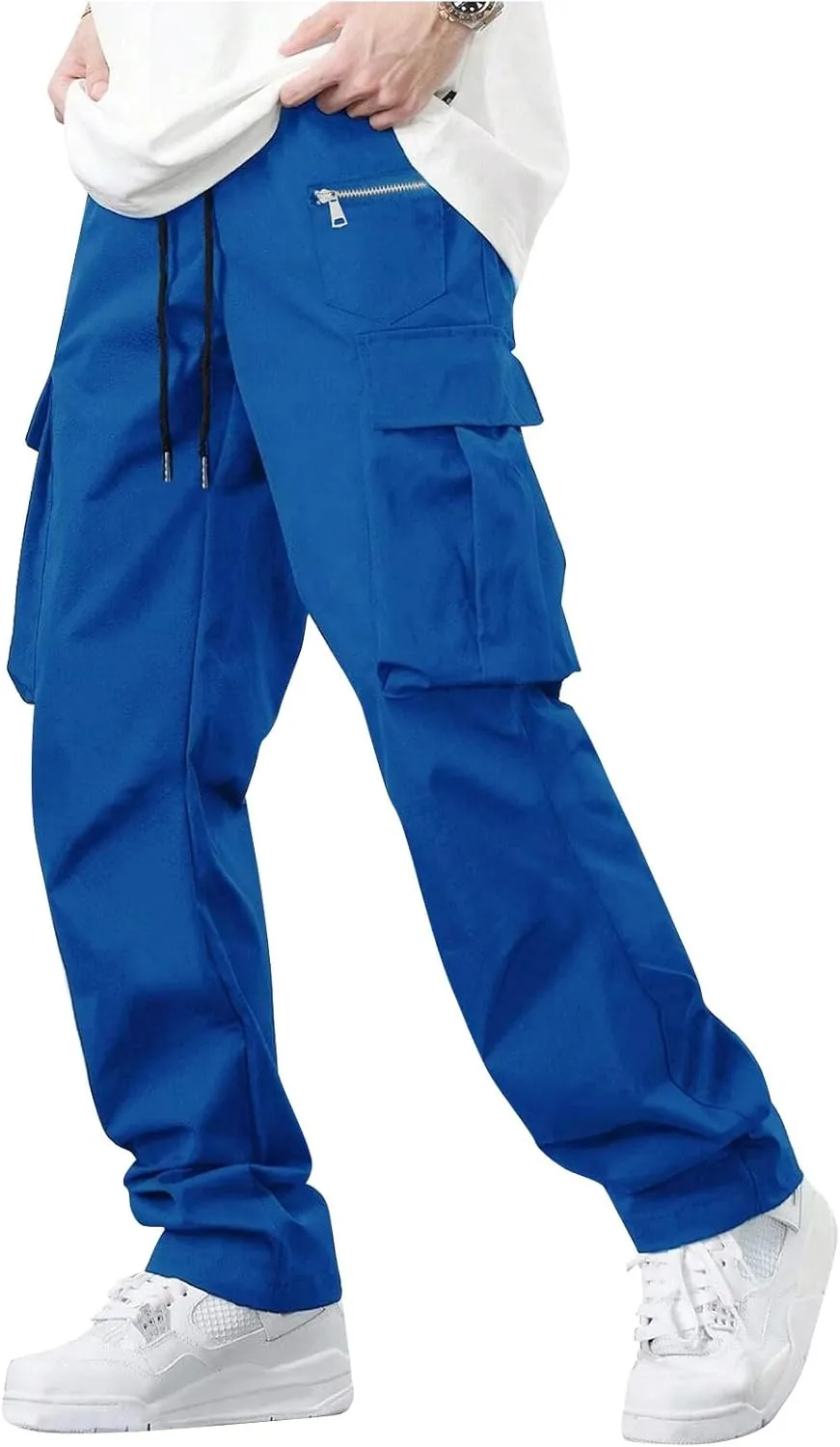 Tactical Pants for Men Flex Camo Relaxed Fit Fishing Work Pants Ripstop Lightweight Climbing Resistant Cargo Pants