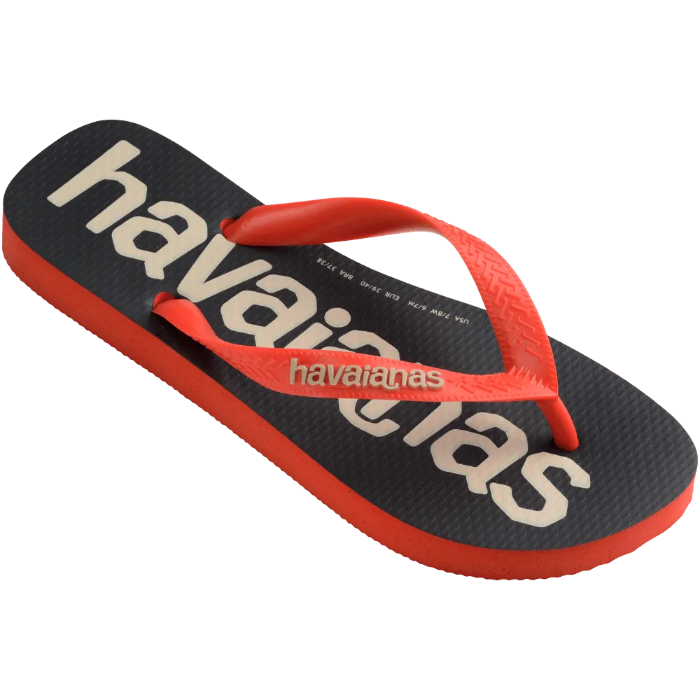 Top Logomania 2 Flip Flops