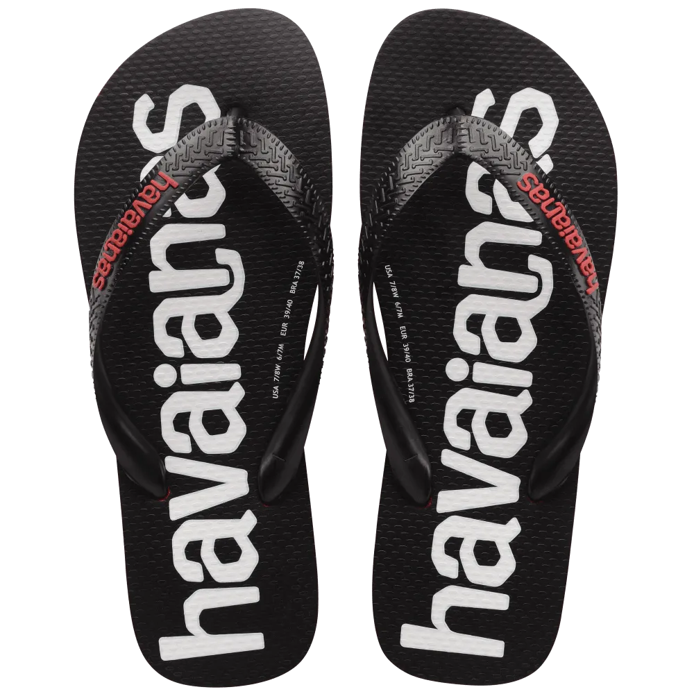 Top Logomania 2 Flip Flops