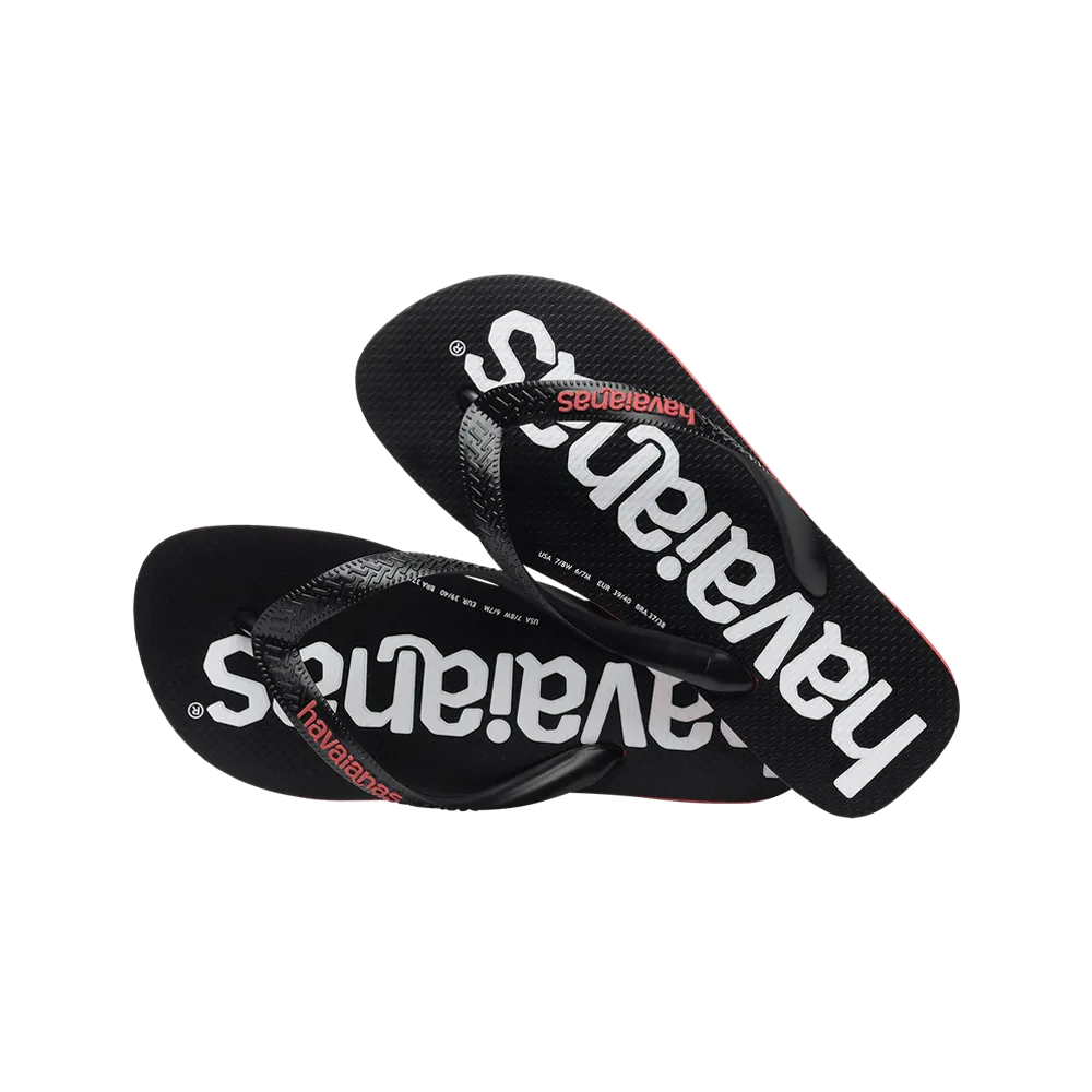 Top Logomania 2 Flip Flops