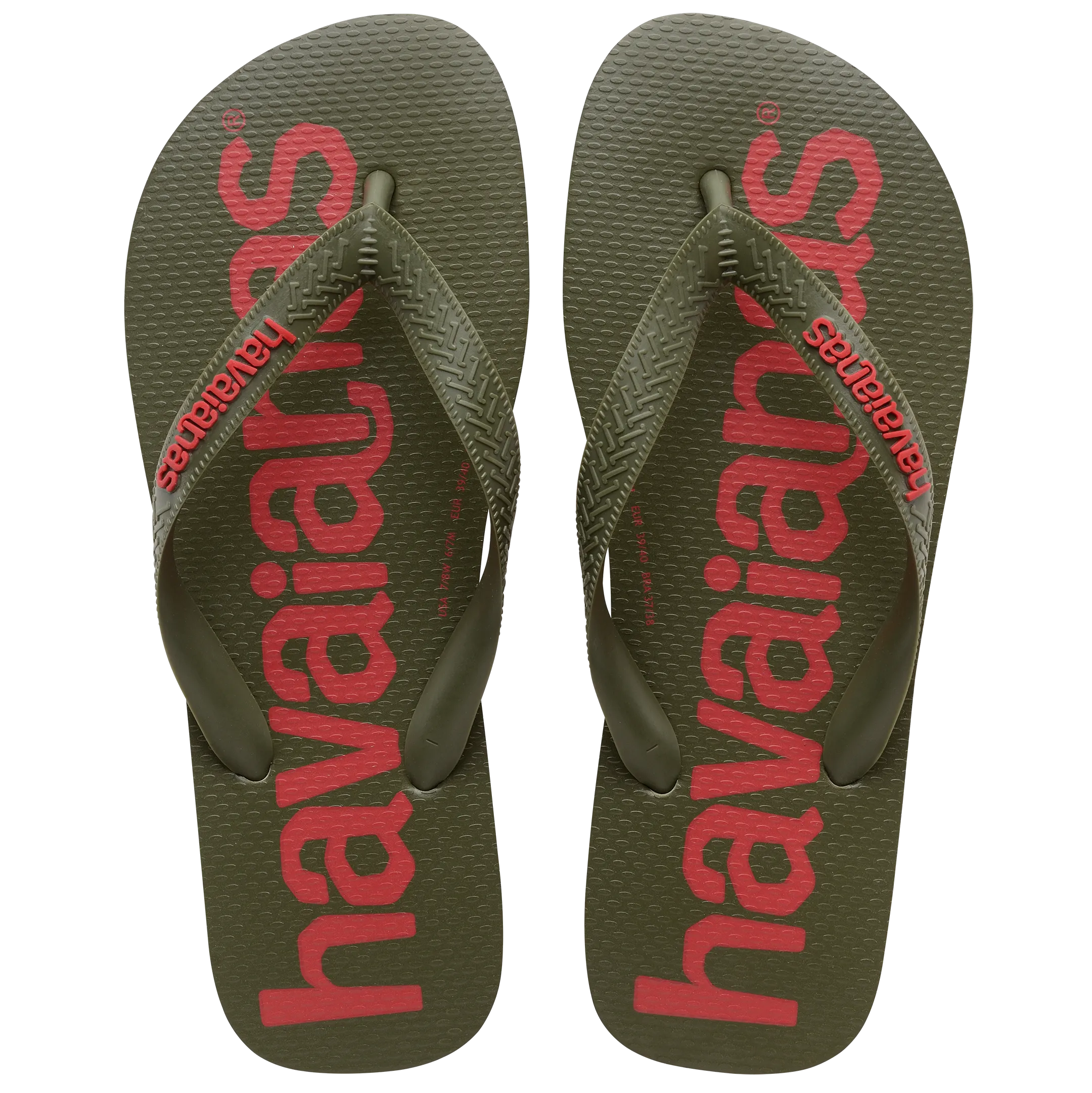 Top Logomania 2 Flip Flops