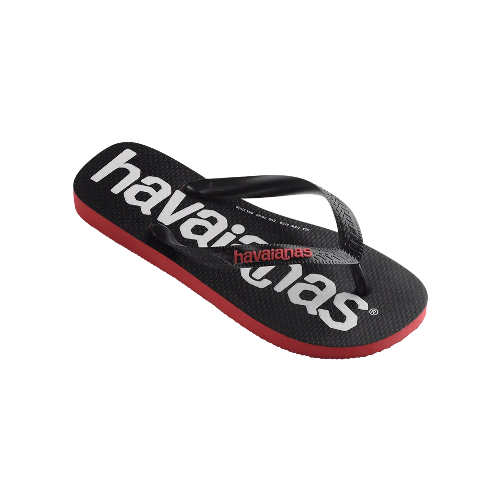 Top Logomania 2 Flip Flops