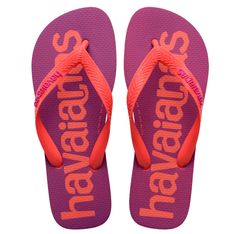 Top Logomania 2 Flip Flops