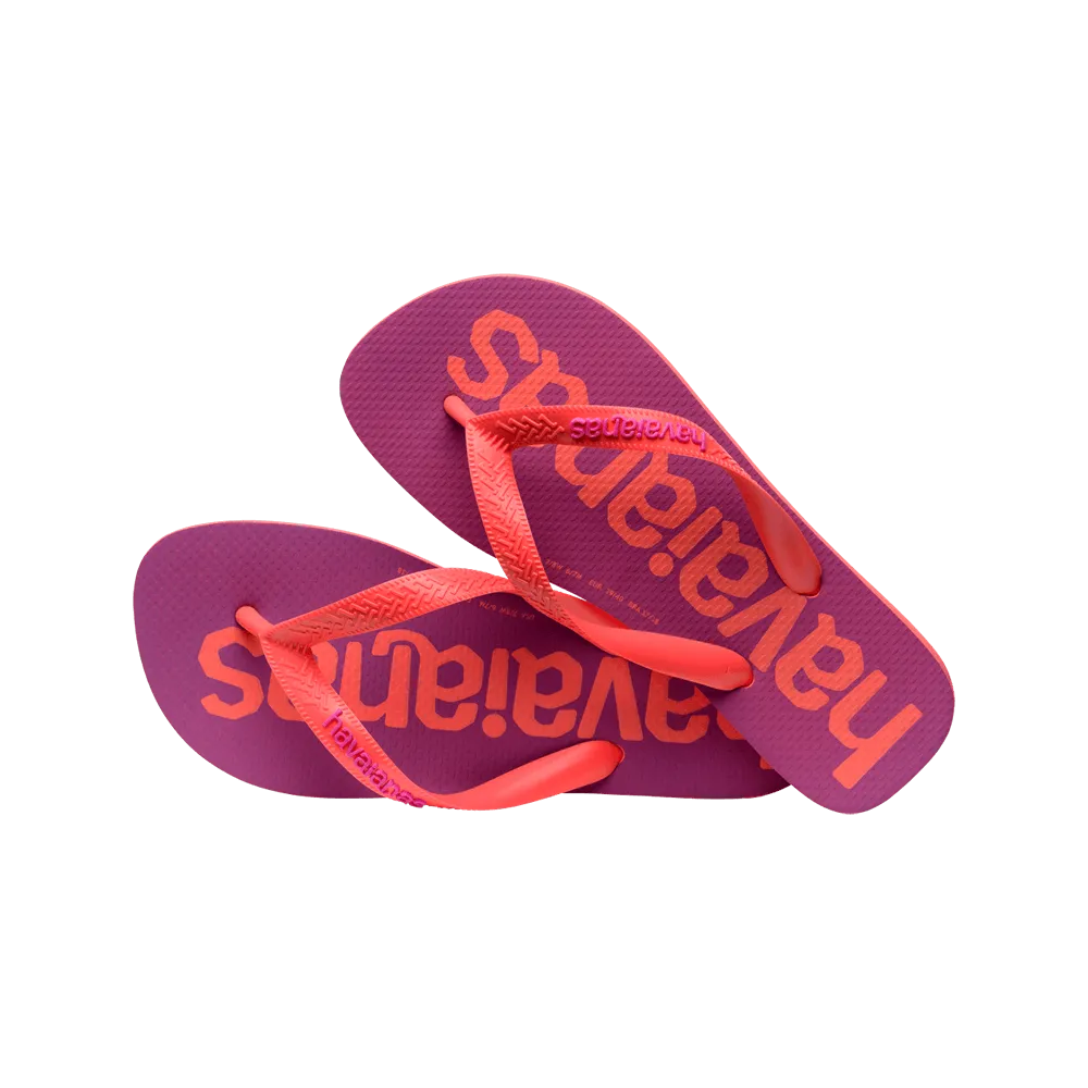 Top Logomania 2 Flip Flops