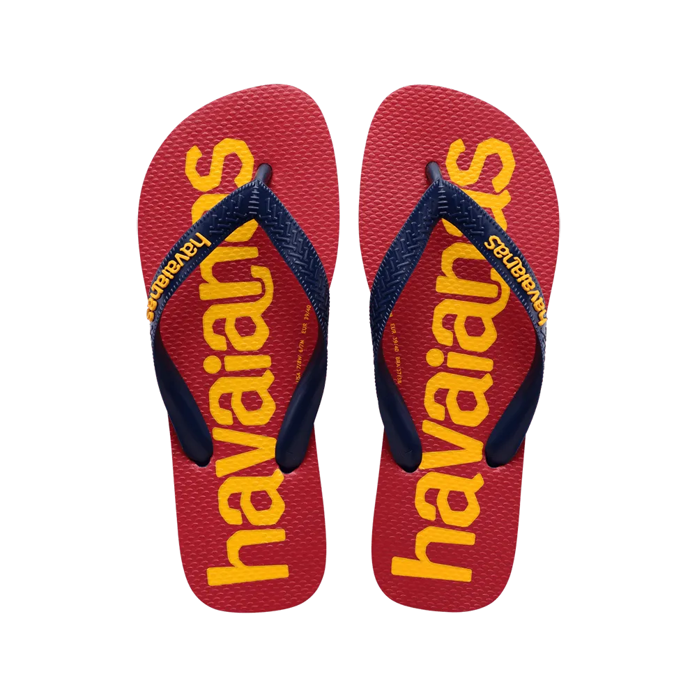 Top Logomania 2 Flip Flops