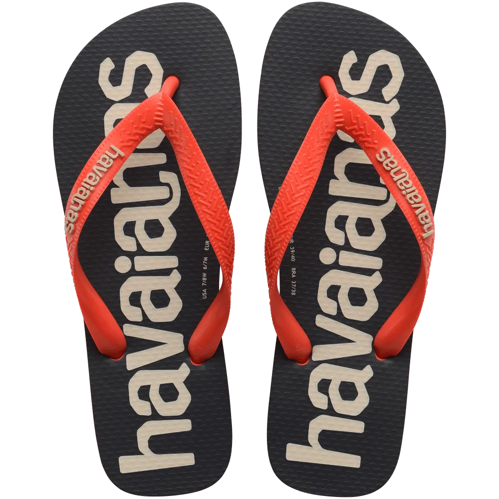 Top Logomania 2 Flip Flops
