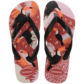 Top Tropical Vibes Flip Flops