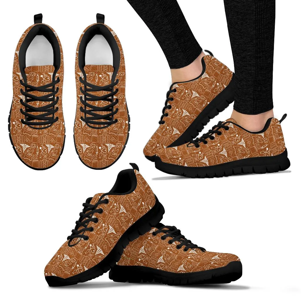 Veterinary Technician Brown Women's Sneakers