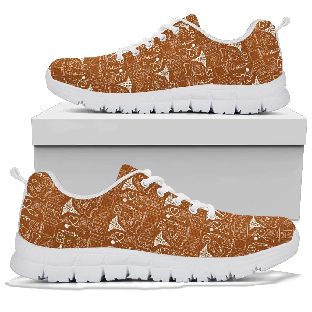 Veterinary Technician Brown Women's Sneakers