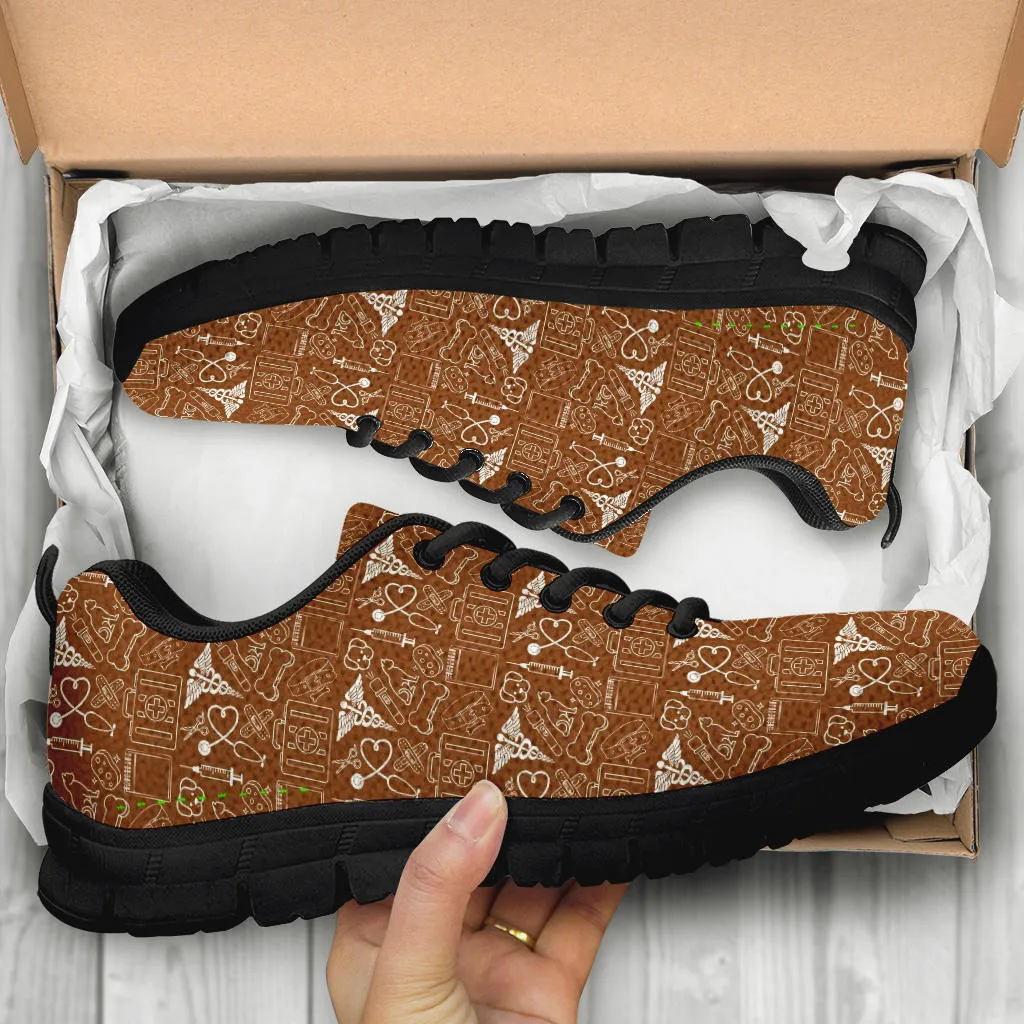 Veterinary Technician Brown Women's Sneakers