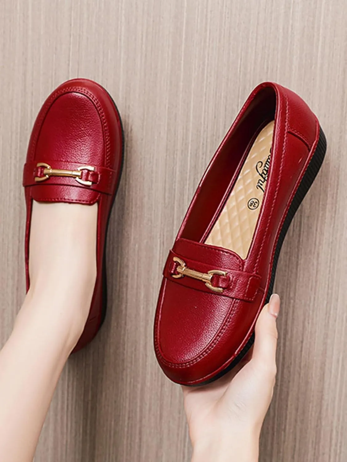 Women's Loafers, Slip-on, Non-Slip, Comfortable Shoes for Driving, Walking and Working, Lightweight Breathable Shoes