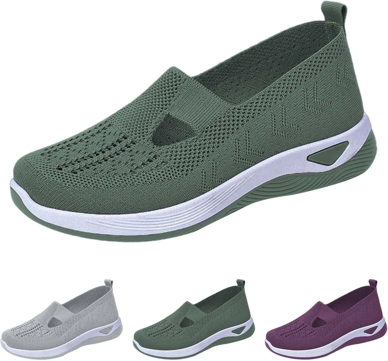 Women's Woven Orthopedic Breathable Soft Shoes Womens Running Shoes Lightweight Casual Shoes Women Shoes Sneakers Steel Toe Tennis Shoe Trainers Shoe